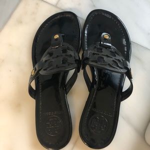 Tory Burch Miller Sandal Patent Leather Size 6
